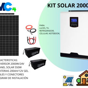 KIT Solar 2000w/24v