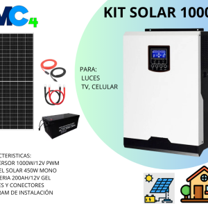 KIT Solar 1000W/12v