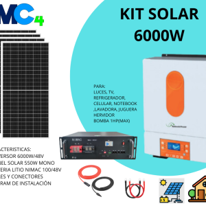 KIT Solar 6000W/48v