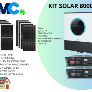 KIT Solar 8000W/48v