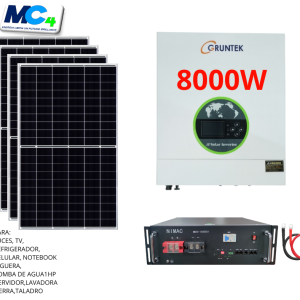 KIT Solar 8000W/48v Bat Litio