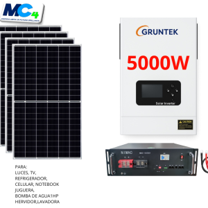 KIT Solar 5000W/48v Bat Litio