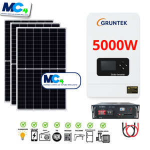 KIT Solar 5000W/48v Bat Litio G